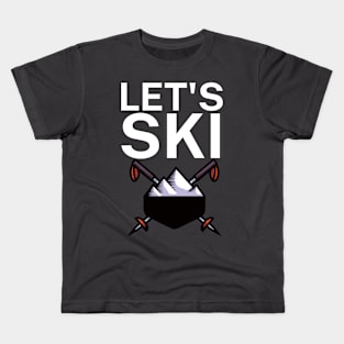 Lets ski Kids T-Shirt